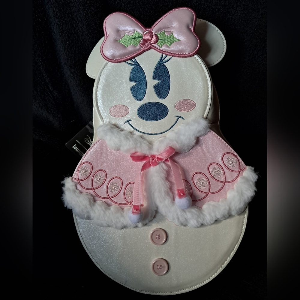 Minnie Snowgirl Loungefly Mini Backpack